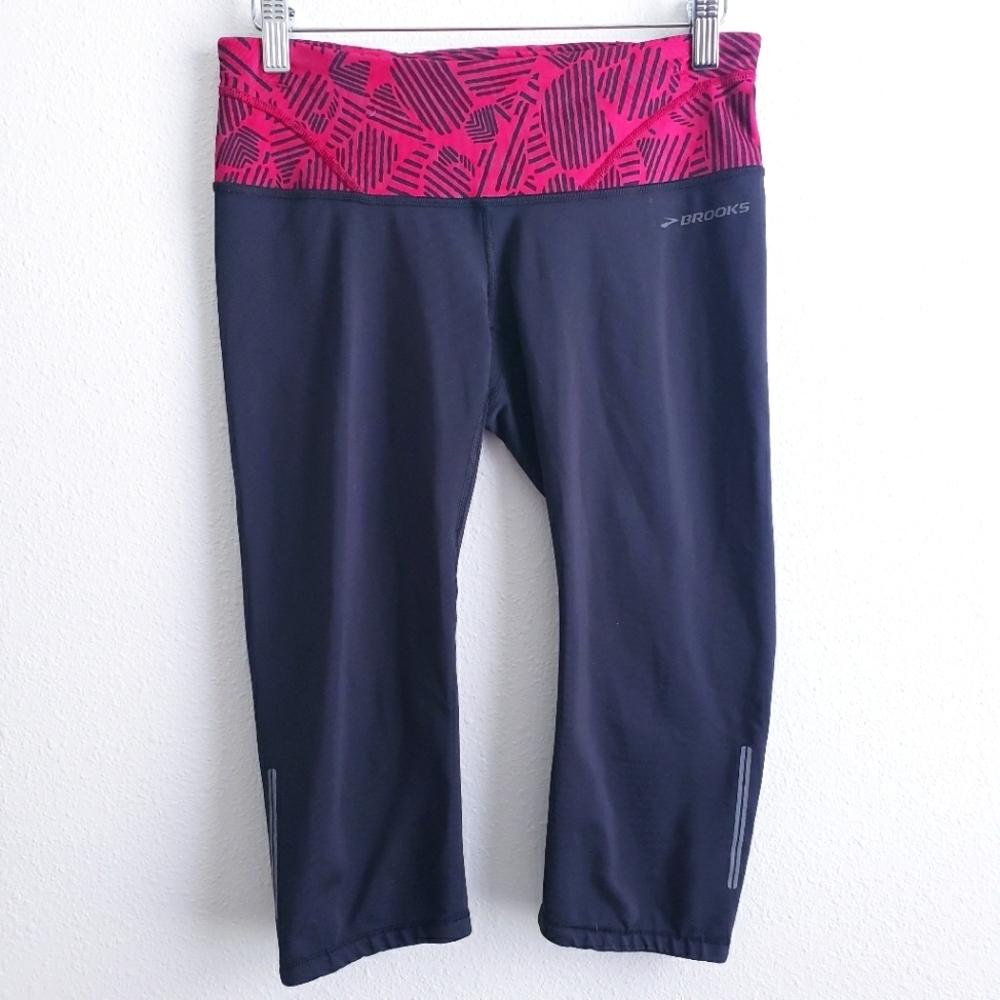 Brooks Cropped Athletic Workout Legging
